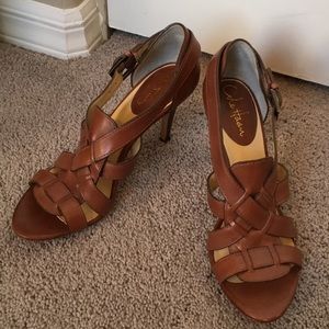 Cole Haan brown leather sandals